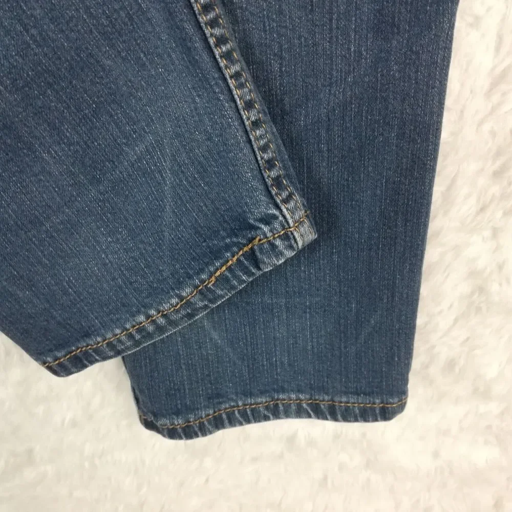 Levi's Mens Jeans 502 Taper Fit‎ Denim Blue Medium Wash Whiskering 31x32
